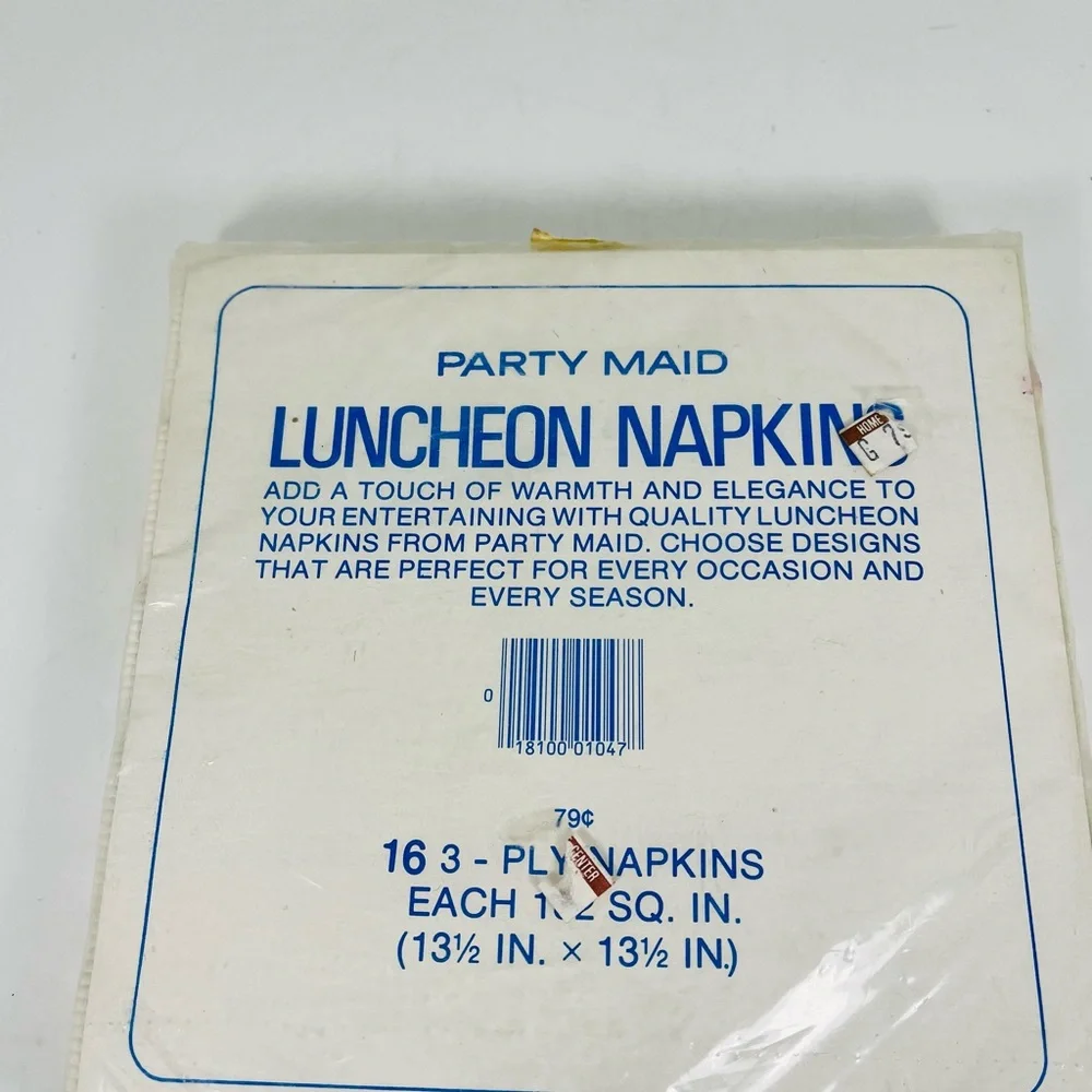 VTG American Greetings Napkins Parties Sure Are Fun Cartoon Lions NOS Pack Of 16